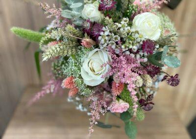 Bouquet de mariée champêtre - Histoire de Fleurs ABBEVILLE