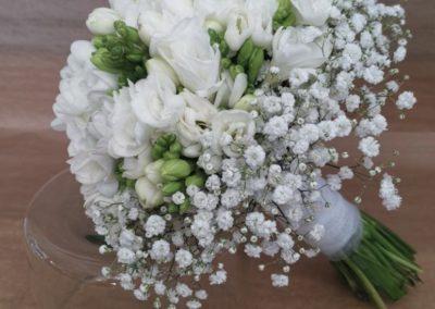 Bouquet de mariée blanc - Histoire de Fleurs Abbeville
