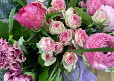 Bouquet bulle pastel - Histoire de Fleurs Abbeville